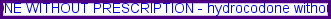 Hydrocodone without prescription